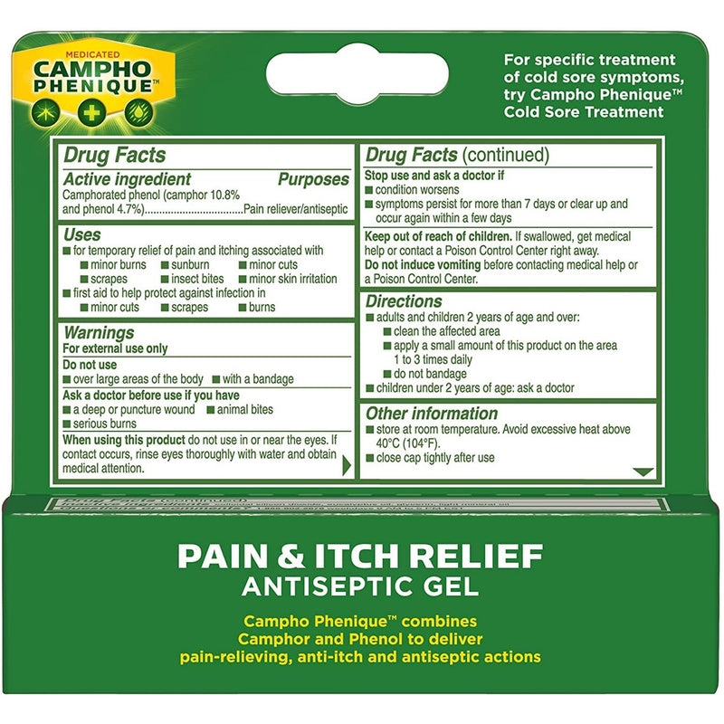 Campho Phenique Pain & Itch Relief .5oz