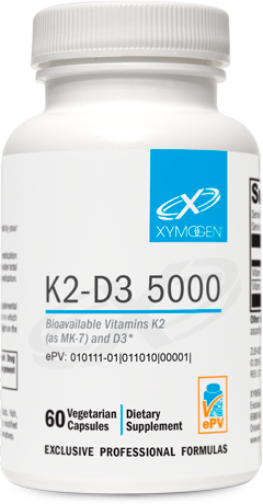Xymogen K2-D3 5000 Vegetarian Caps 60ct