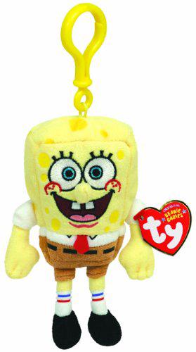 Ty Beanie Boos Sponge Bob Sponge Bob Clip