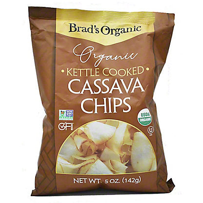 Chips de yuca cocinadas de Kettle de Brad's Hervida 5 oz