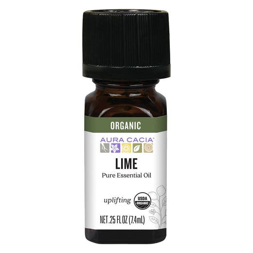 Aura Cacia Lima Organic Lime Uplifting Essential Oil 0.25 oz