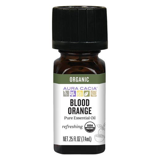 Aura Cacia Blood Orange Refreshing Pure Essencial Oil 0.25oz