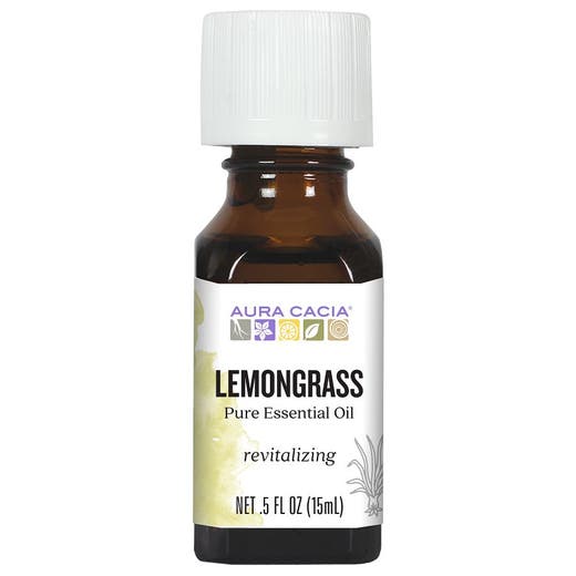 Aura cacia lemongrass puro aceite esencial de 0.5 oz