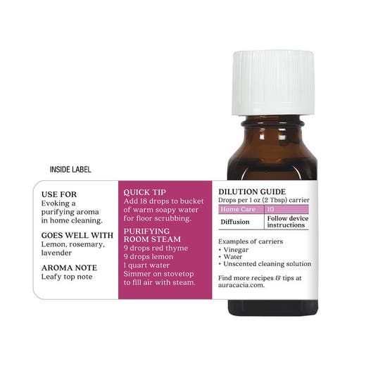 Aura Cacia Red Thyme Essential Oil 0.5oz