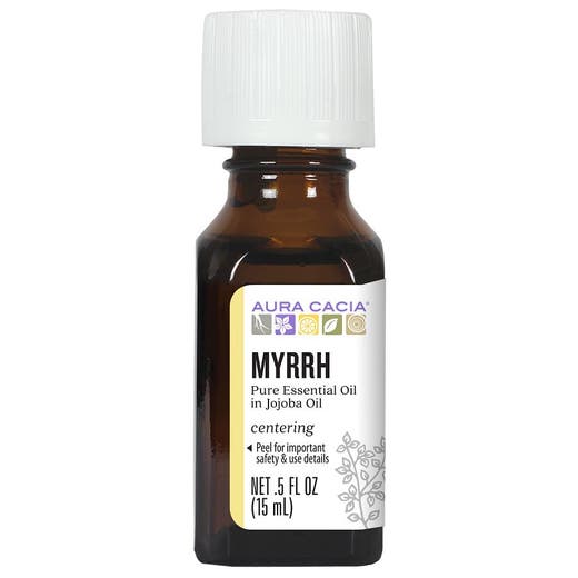 Aura Cacia Myrrh In Jojoba Oil Essential Oil 0.5oz