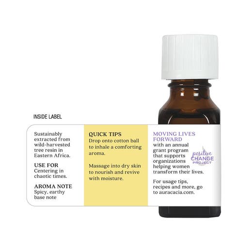 Aura Cacia Myrrh In Jojoba Oil Essential Oil 0.5oz