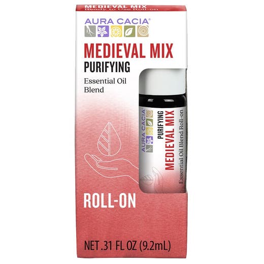 Aura Cacia Oil Medieval Essential Oil Blend Roll-On 0.31oz