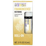 Aura Cacia Oil Fricción Incienso Oil esencial Roll-On 0.31oz