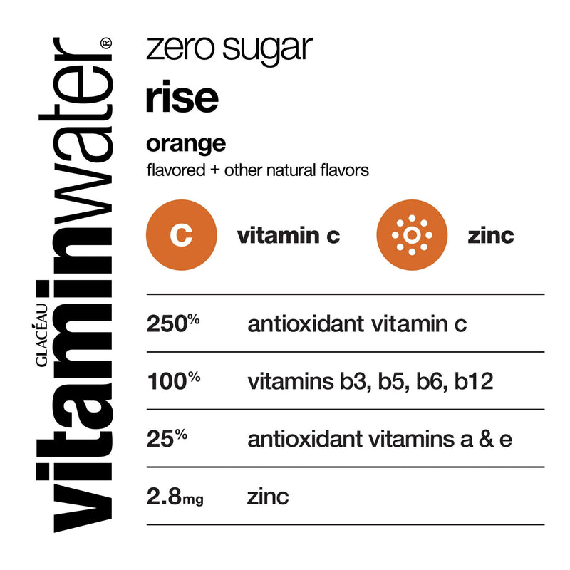 Vitamin Water Rise Naranja de 20 oz