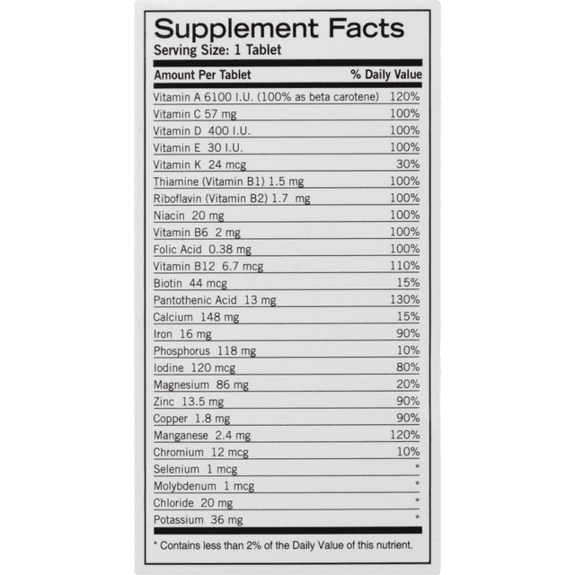 Tabletas completas de geritol 40ct