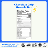 Made Good Granola Bars Chocolate Chip 6ct