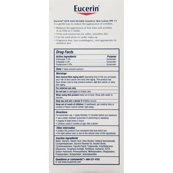 Eucerin Q10 Anti-Wrinkle Sensitive Skin Lotion