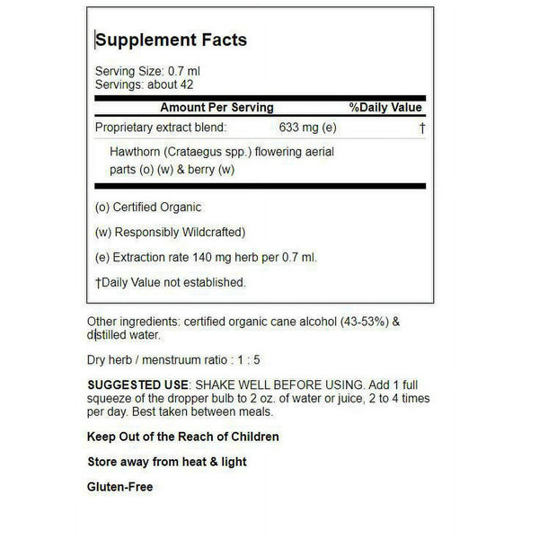 Herbs Pharm Hawthorn mezcla 1 oz