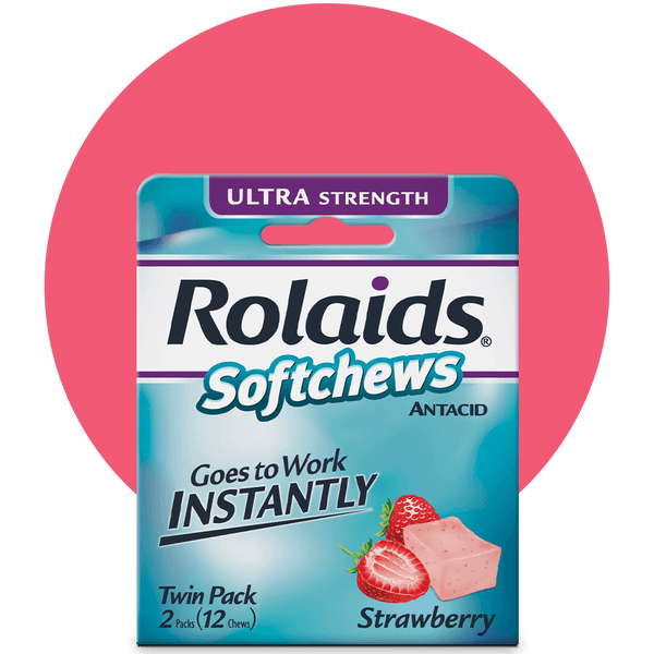 Rolaids Antiacid Softchews StrawberryTwin Pk