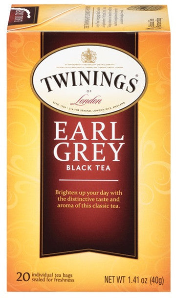 Twinings Earl Bolsas de té gris 20ct