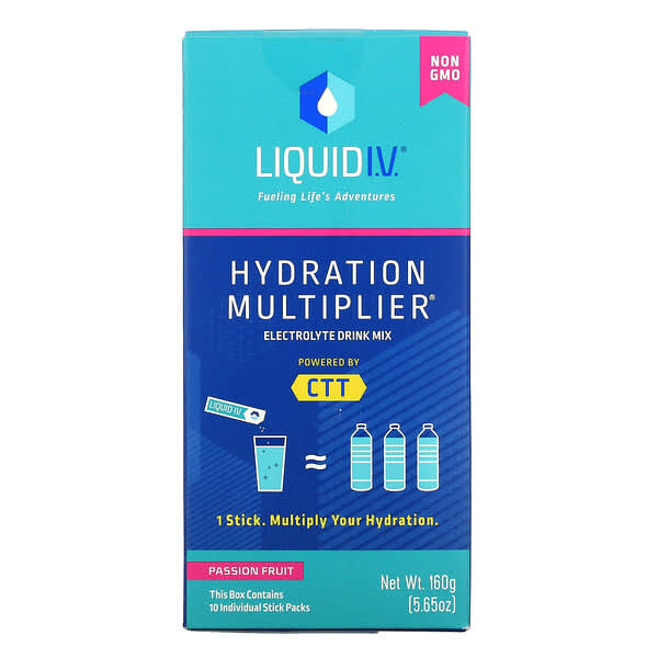 Liquid I.V. Hydration Multiplier Passion Fruit 10 Packs