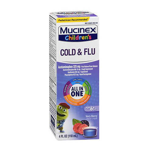 Mucinex Child Cold & Flu Very Berry 4Oz