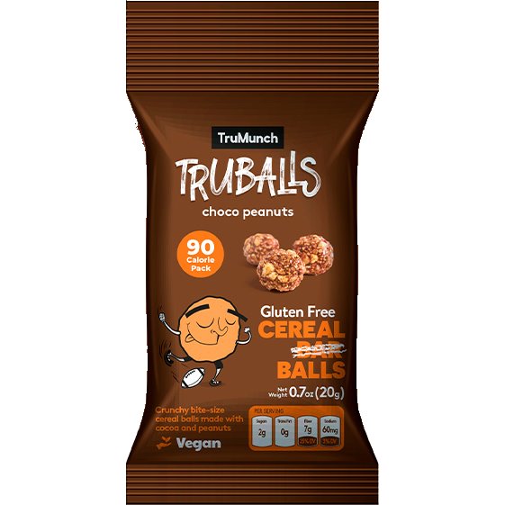 Trumunch Cereal Truballs Choco Peanuts 1Oz