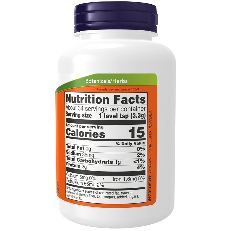 Now Spirulina Powder 4oz