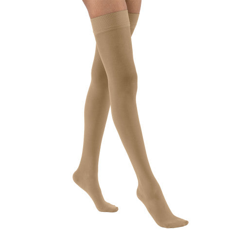 Jobst Activa Sheer Musigh High 15-20 Beige de los pies cerrados