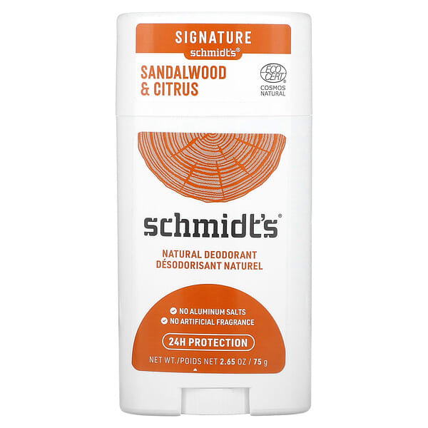 Schmidts Sandalwood & Citrus Deodorant 2.65Oz