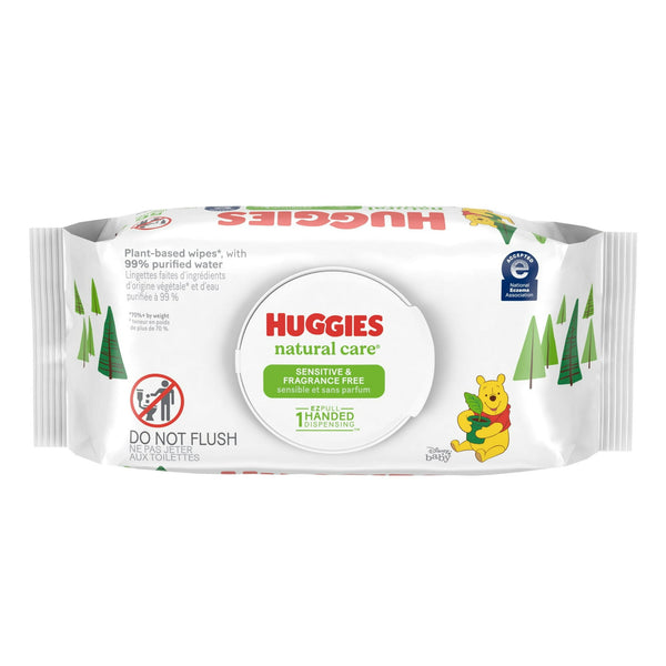 Huggies Natural Care Baby Wipes Unscented 56ct