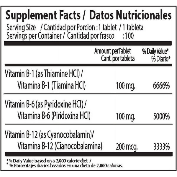 Neurobion Tabletas de fórmula de alta potencia 50CT