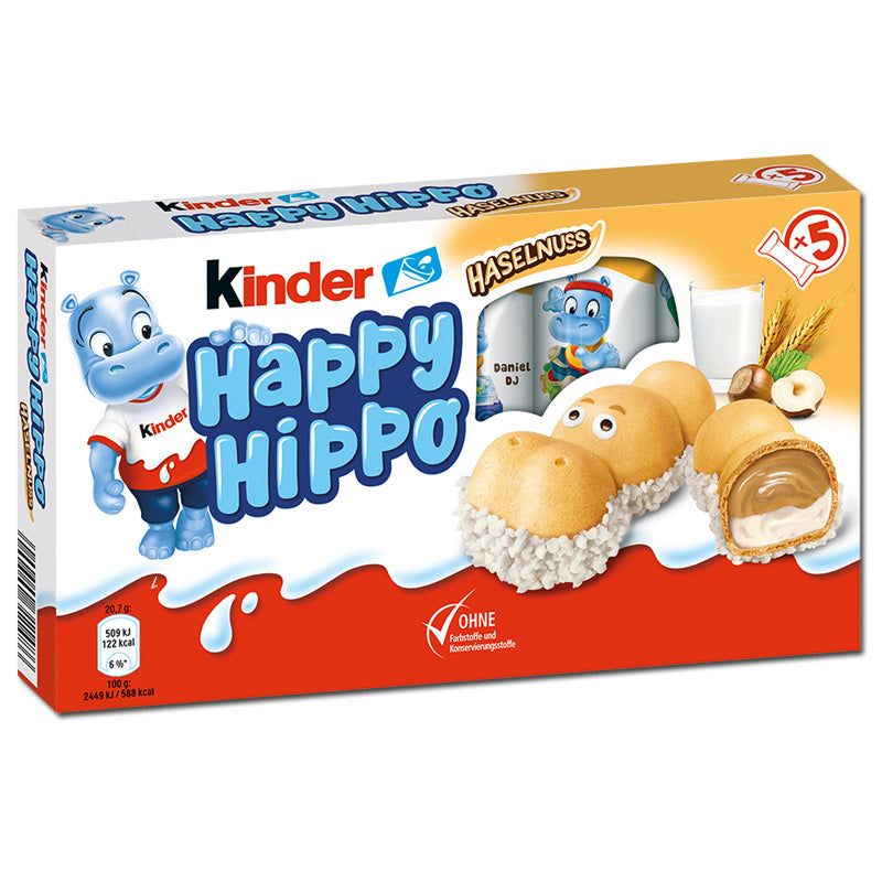 Kinder Happy Hippo Haselnuss 1.05oz 5ct