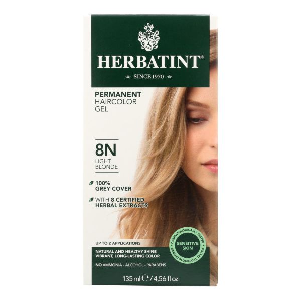 Herbatint Color de cabello permanente Rubia 8n 4.5oz