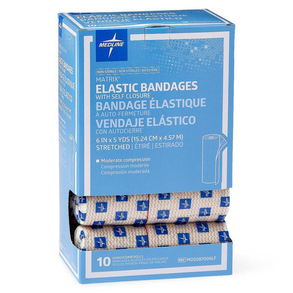 Medline Matrix Elastic Bandage 6" x 5yd MDS087006LF