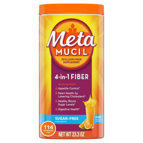 Metamucil Orange Smooth Texture Sugar Free 23.4Oz
