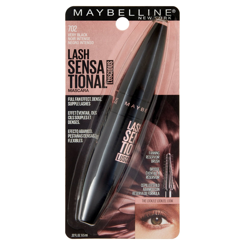 Maybelline Lash Sensacional delicioso Mascara lavable muy negro