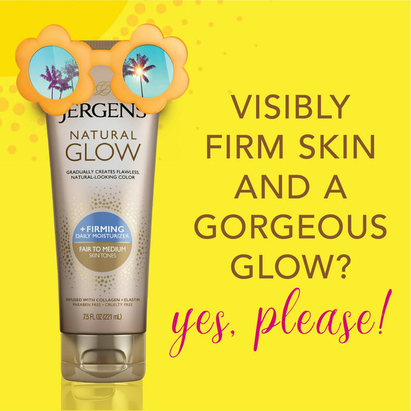 Jergens Natural Glow Firming Fair To Medium 7.5oz