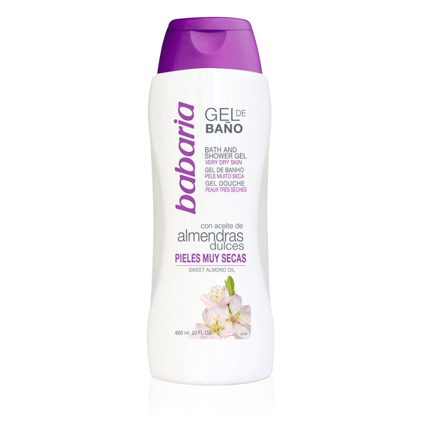 Babaria Bath & Shower Gel With Almond 600ml