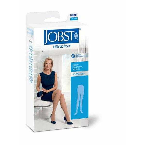 Jobst Ultrasheer Stockings Waist Closed Toe 15-20