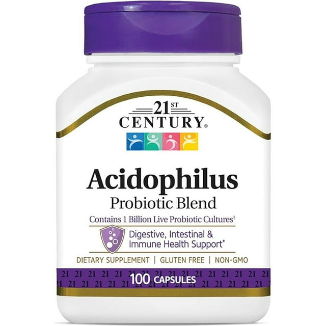 21St Century Acidophilus Capsules 100ct – Locatel Health & Wellness ...