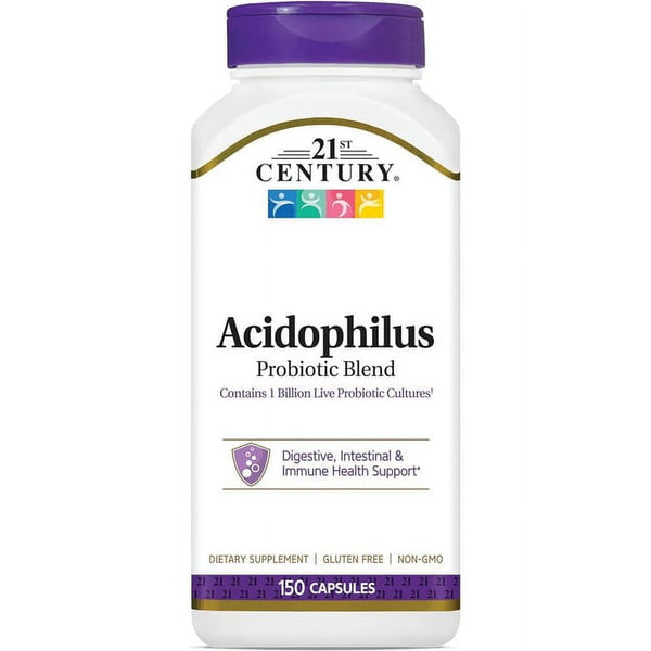 Cápsulas Acidophilus del siglo XXI 150 Ct