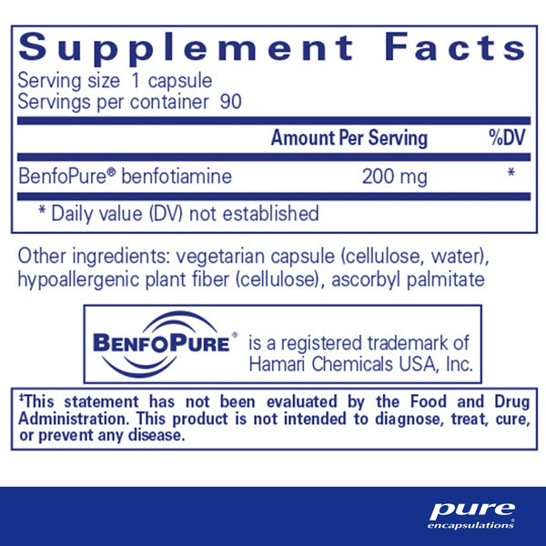 Pure Encapsulations Benfomax Capsules 90ct