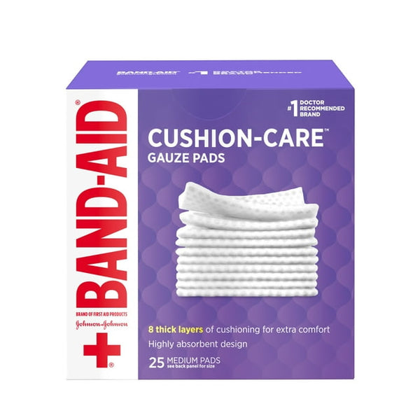 Johnson & Johnson Band-Aid First Aid Gauze Pads 3"x3" 25ct