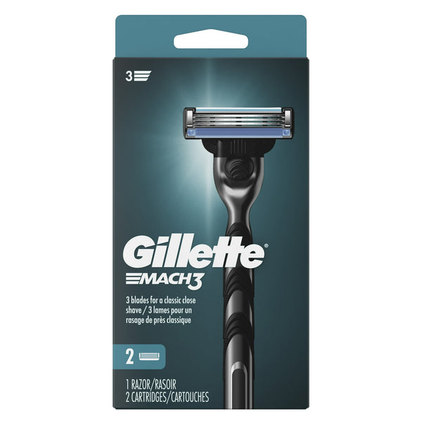 Gillette Mach 3 1 Razor + 2 Cartridge