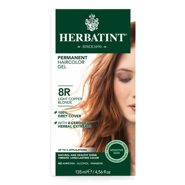 Herbatint Color de cabello permanente Rubia de cobre 8R 4.5oz