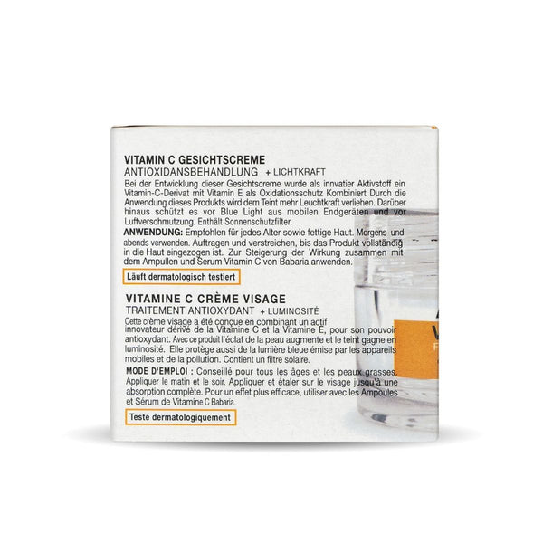 Crema facial de vitamina C babaria 1.7 oz