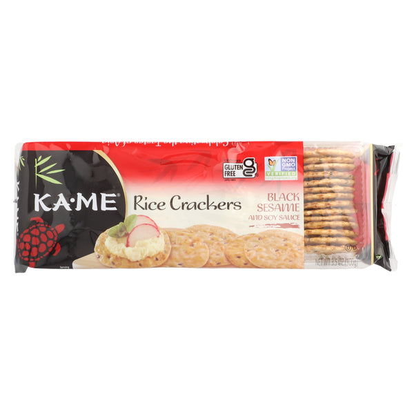 Kame Rice Crunch Crackers Sesame 3.5oz