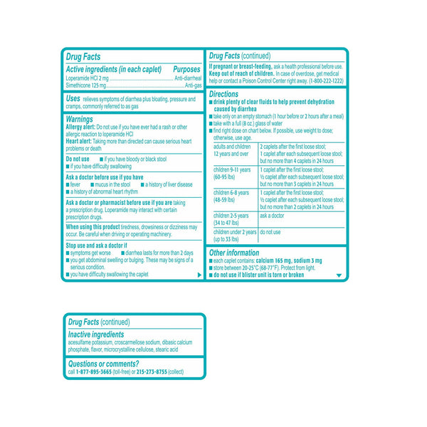 Imodium Multi Symptom Relief Caplets 24ct