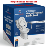 Innoedge Medical Raised Toilet Seat With Elongated Safety Rail Arms