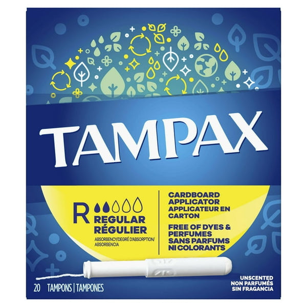 Tampax Cardboard Regular Tampons 20ct