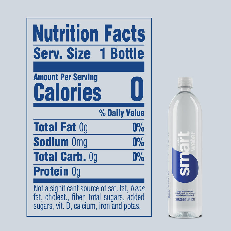 Glaceau Smart Water 33.8oz