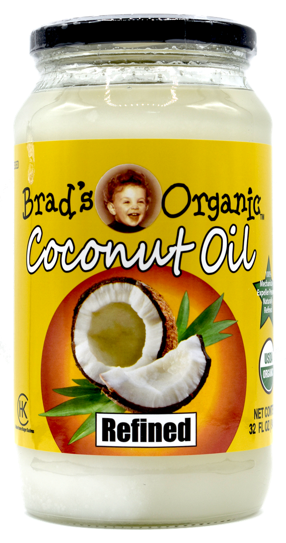 Brad's Organic Coconut Oil Refined 32Oz