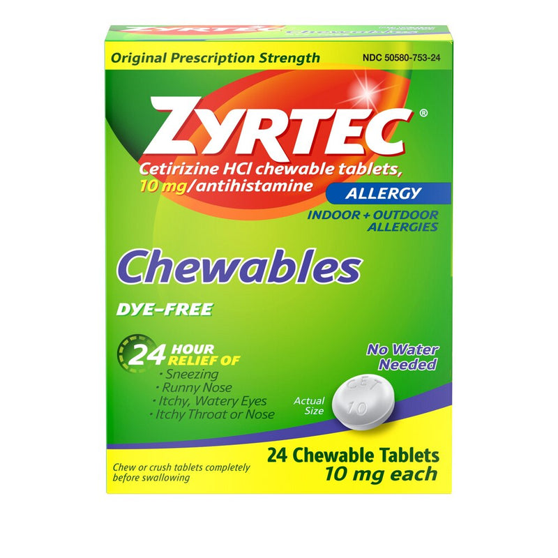 Zyrtec Allergy Chewables 24 ct