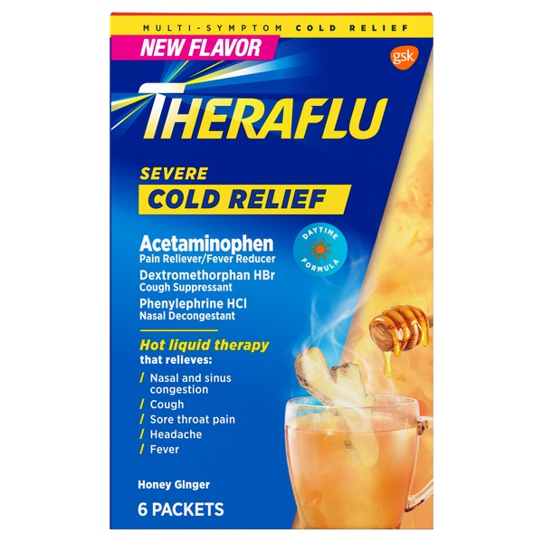 Theraflu Severe Cold Relief Packs 6ct